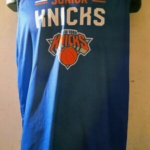 XL Blue/White/Interchangeable New York Knicks / JUNIOR KNICKS Jersey (NYC PARKS)